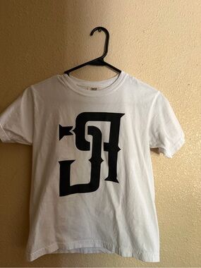 Perfect Game  Comfort Colors White Crewneck Tee with Subtle Tag Detail
